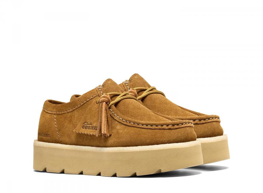 Clarks Meare Walla Bronze Suede 26328096 - Clarks