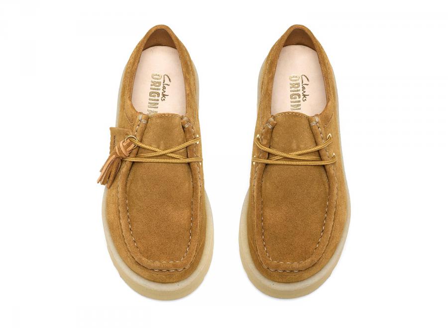 Clarks Meare Walla Bronze Suede 26328096 - Clarks