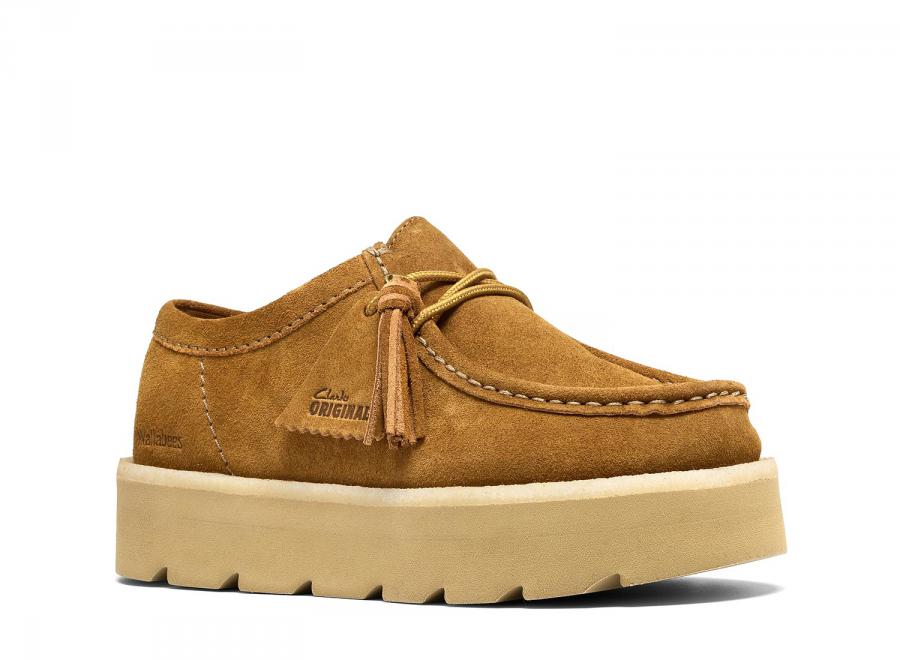 Clarks Meare Walla Bronze Suede 26328096 - Clarks