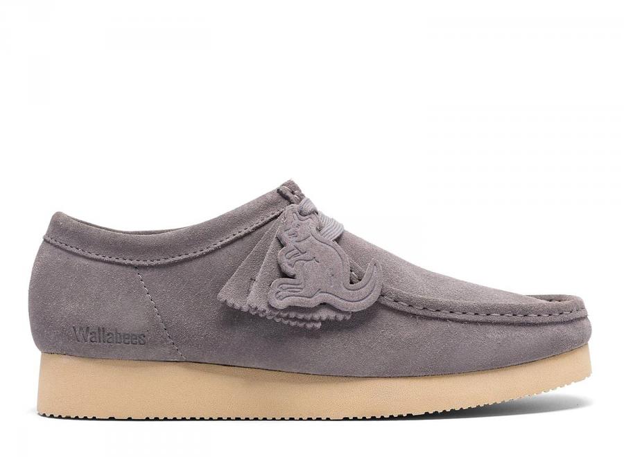 Clarks Wallabee 2604 Suede Grey 26186514 - Clarks