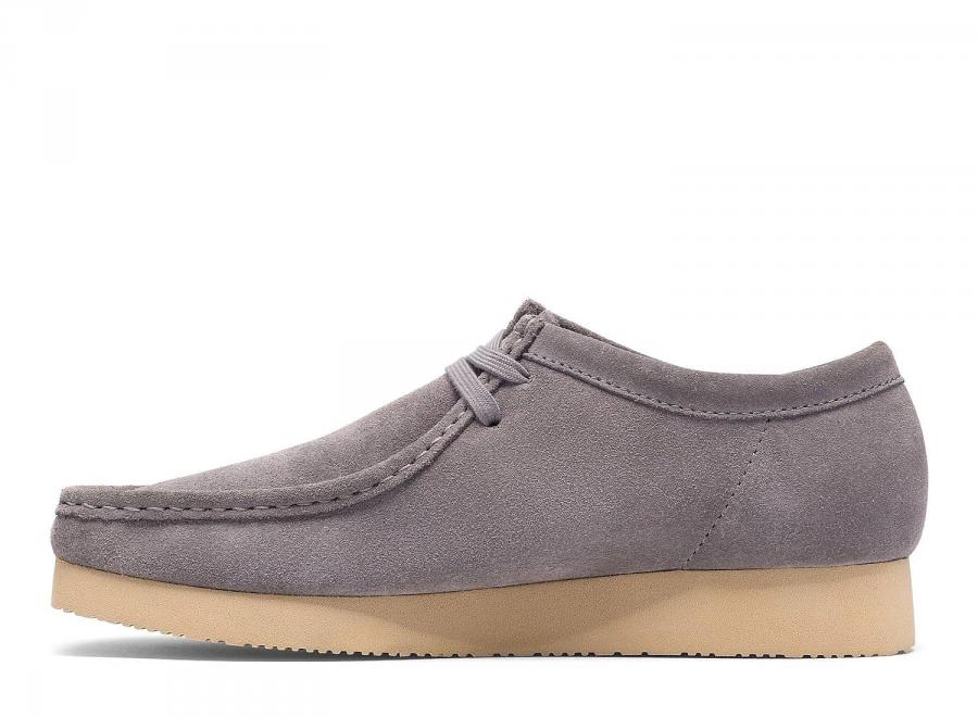 Clarks Wallabee 2604 Suede Grey 26186514 - Clarks