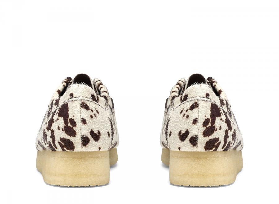 Clarks Wallabee Brown Cow Print 26328442 - Clarks