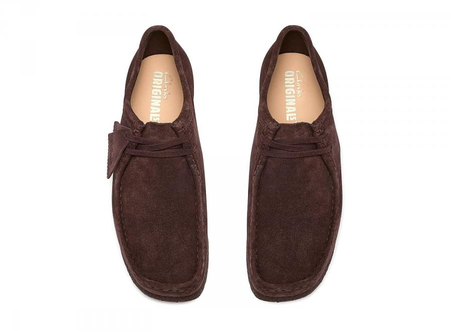 Clarks Wallabee Suede Chocolate 26329521 - Clarks