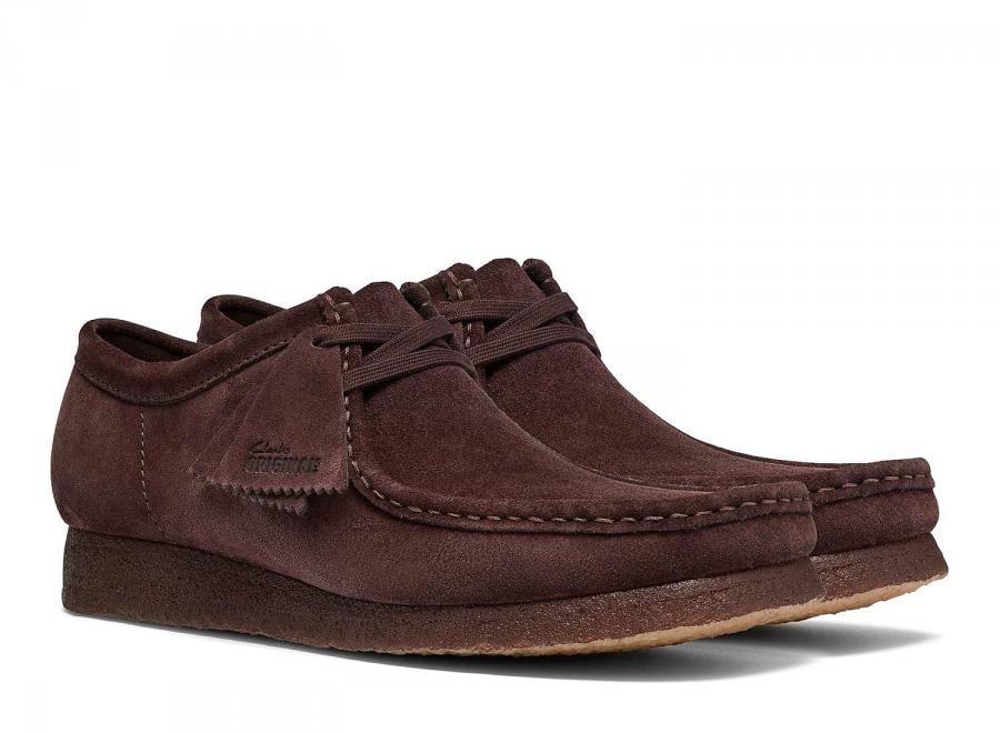 Clarks Wallabee Suede Chocolate 26329521 - Clarks