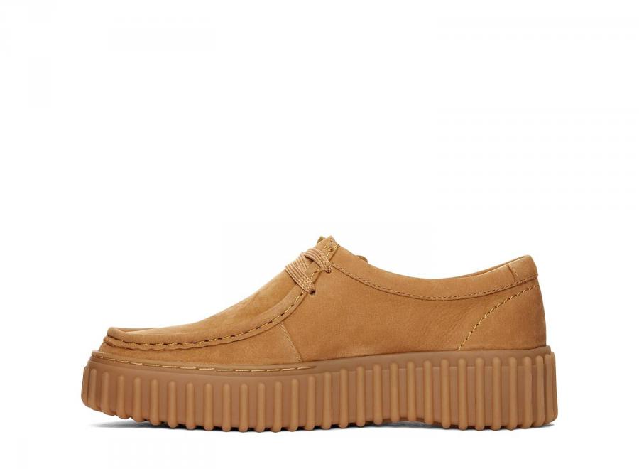Clarks Women Torhill Bee Nubuck Light Tan 26172084 - Clarks