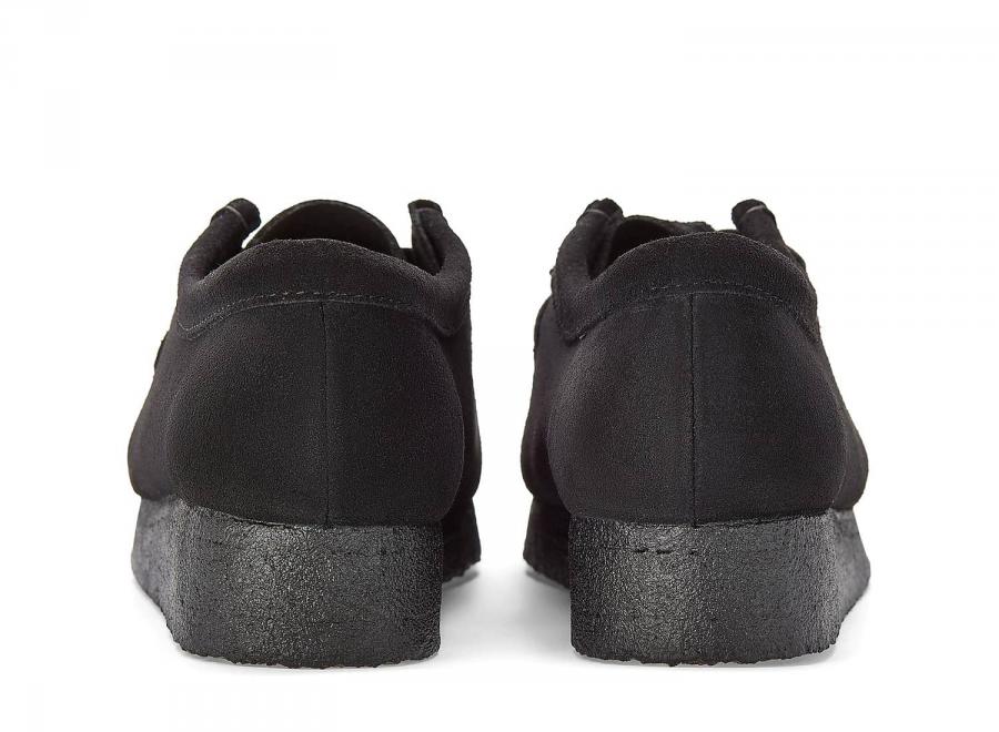 Clarks Women Wallabee Suede Black 26188326 - Clarks