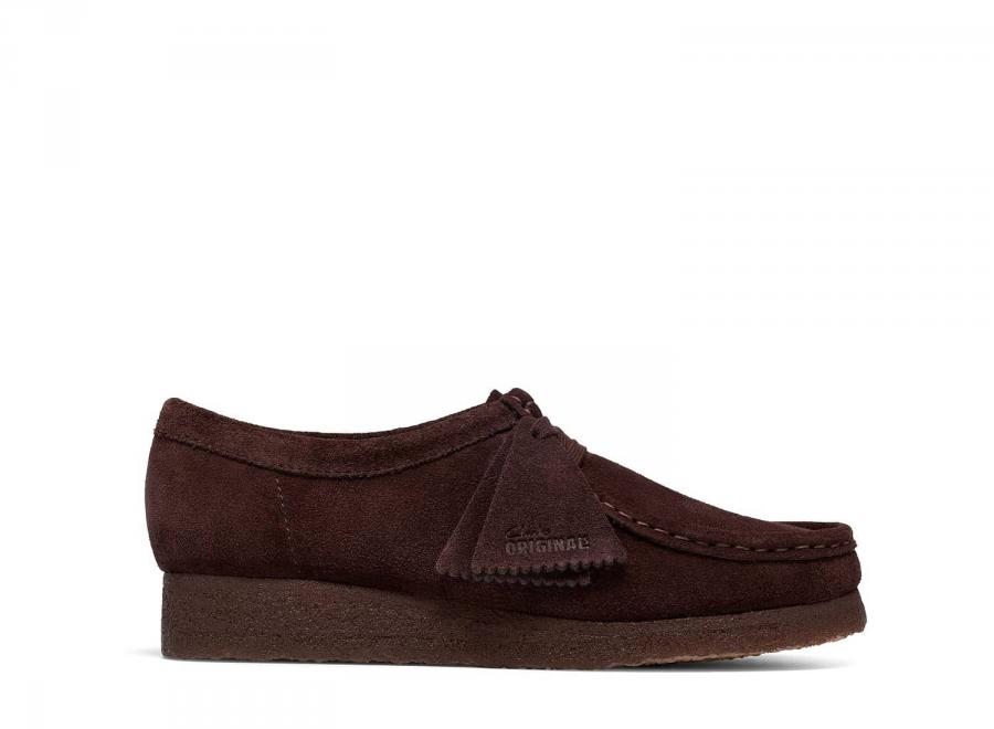 Clarks Women Wallabee Suede Chocolate 26329835 - Clarks
