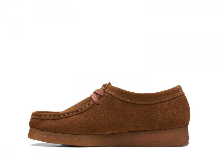 Clarks Women Wallabee Suede Cola 26188328 - Clarks