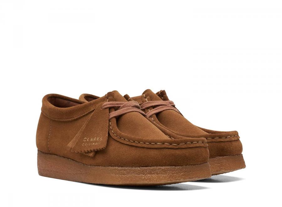Clarks Women Wallabee Suede Cola 26188328 - Clarks