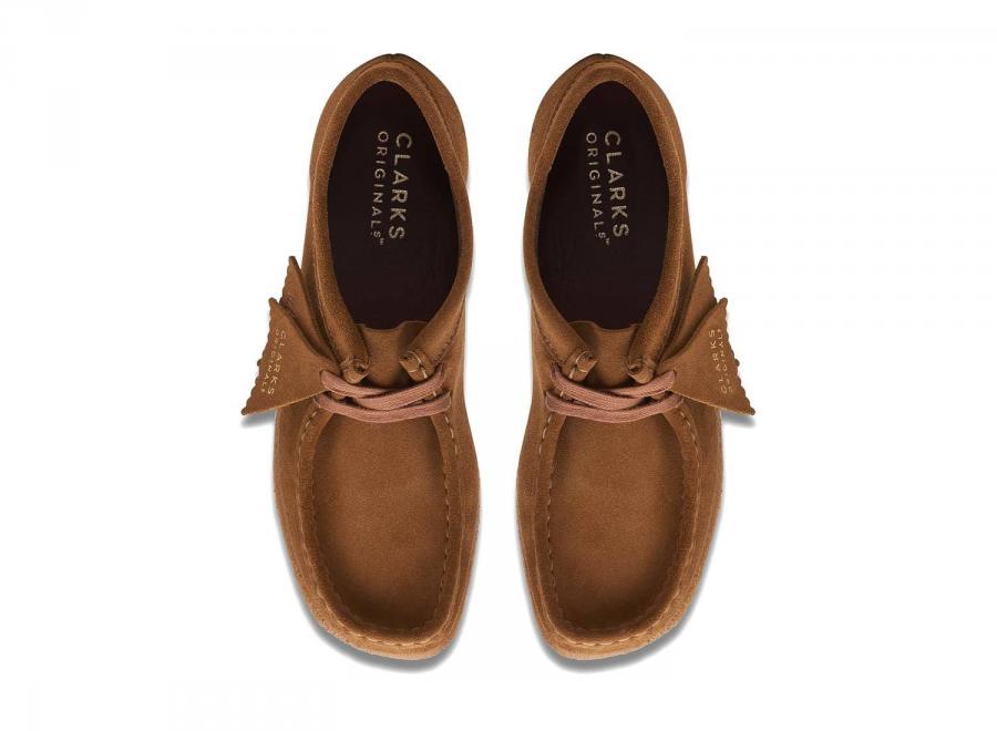 Clarks Women Wallabee Suede Cola 26188328 - Clarks