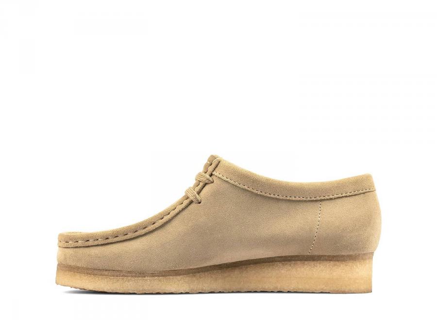 Clarks Women Wallabee Suede Maple 26188327 - Clarks