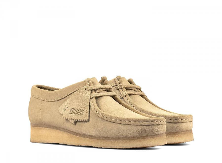 Clarks Women Wallabee Suede Maple 26188327 - Clarks