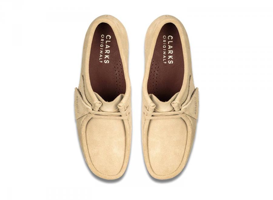 Clarks Women Wallabee Suede Maple 26188327 - Clarks