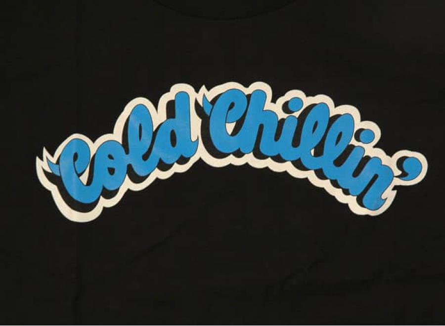 COLD CHILLIN LOGO BLACK TEE SHIRT - Cold Chillin