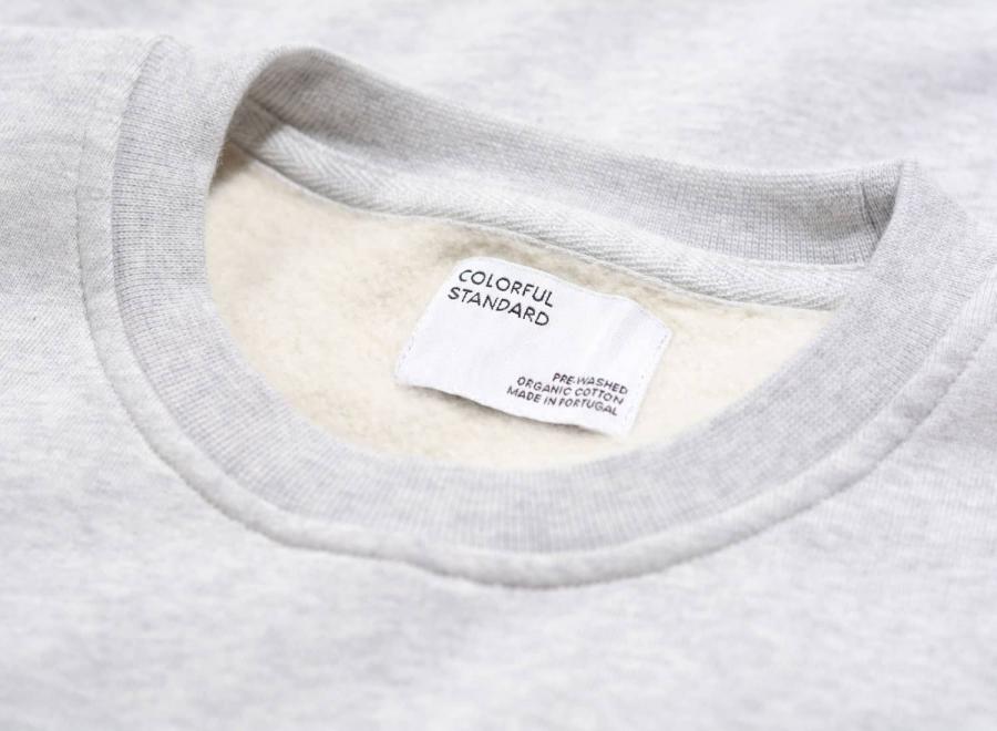 Colorful Standard Classic Organic Crew Snow Melange - Colorful Standard
