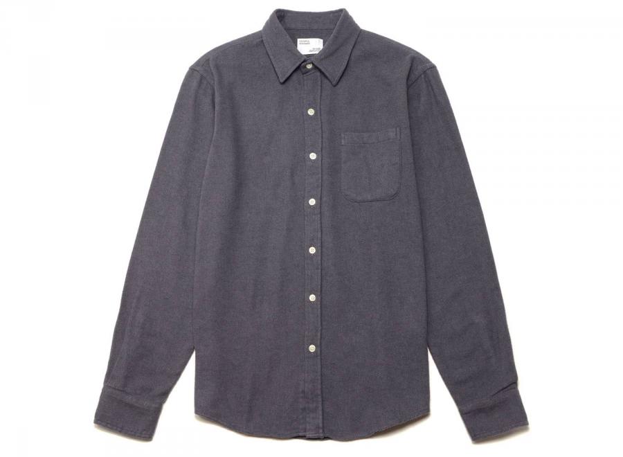 Colorful Standard Organic Flannel Shirt Lava Grey - Colorful Standard