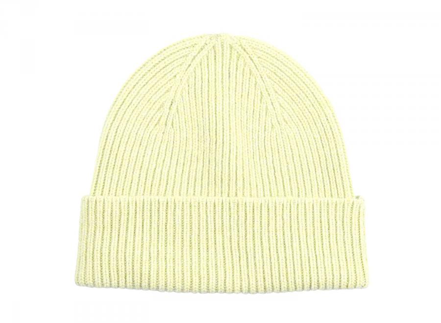 Colorful Standard Merino Wool Beanie Soft Yellow - Colorful Standard
