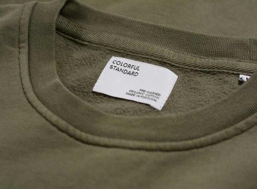 Colorful Standard Classic Organic Crew Dusty Olive - Colorful Standard