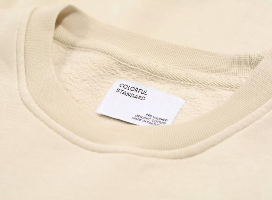 Colorful Standard Classic Organic Crew Ivory White - Colorful Standard