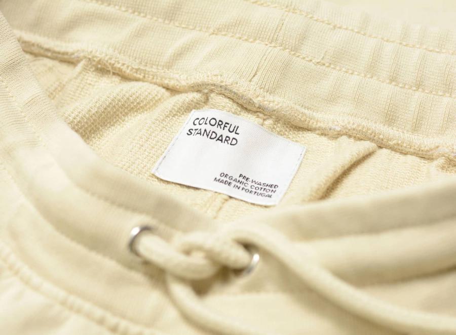 Colorful Standard Classic Organic Sweatshorts Ivory White - Colorful Standard