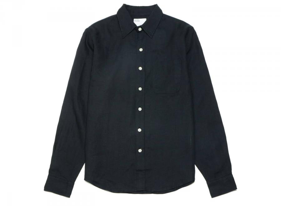 Colorful Standard Linen Shirt Deep Black - Colorful Standard