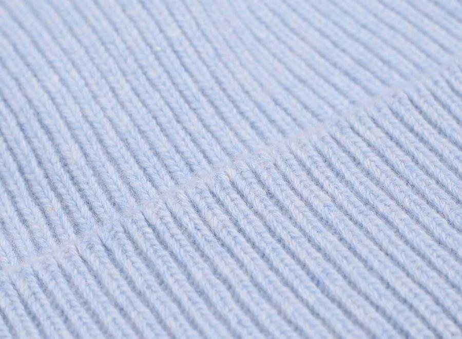 Colorful Standard Merino Wool Beanie Polar Blue - Colorful Standard