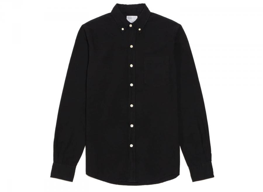 Colorful Standard Organic Button Down Shirt Black - Colorful Standard