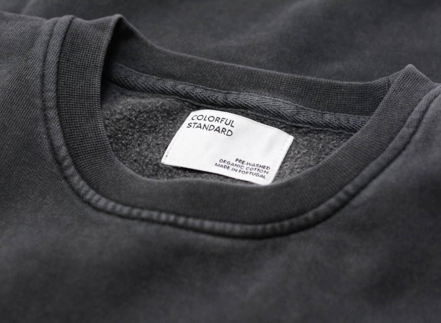 Colorful Standard Classic Organic Crew Faded Black - Colorful Standard