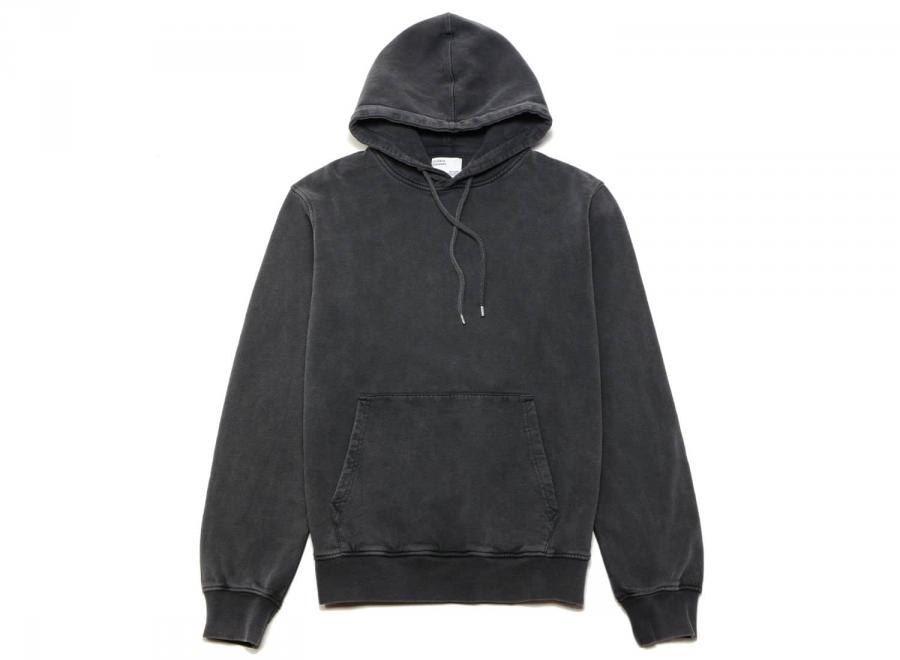 Colorful Standard Classic Organic Hood Faded Black - Colorful Standard