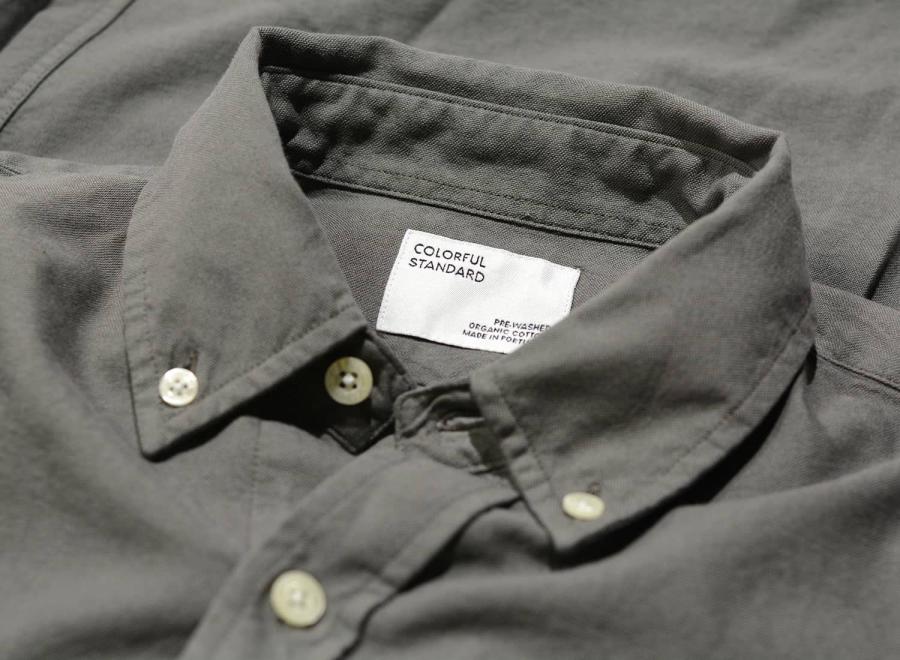 Colorful Standard Organic Button Down Shirt Storm Grey - Colorful Standard