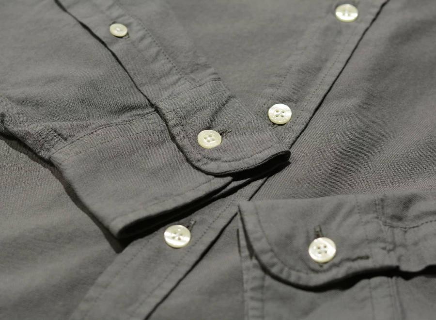 Colorful Standard Organic Button Down Shirt Storm Grey - Colorful Standard