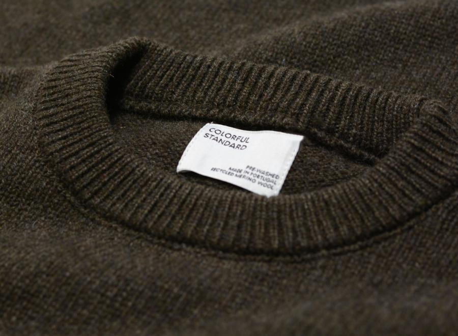 Colorful Standard Oversized Merino Crew Coffee Brown - Colorful Standard