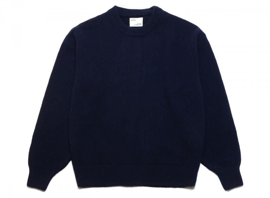 Colorful Standard Oversized Merino Crew Navy Blue - Colorful Standard
