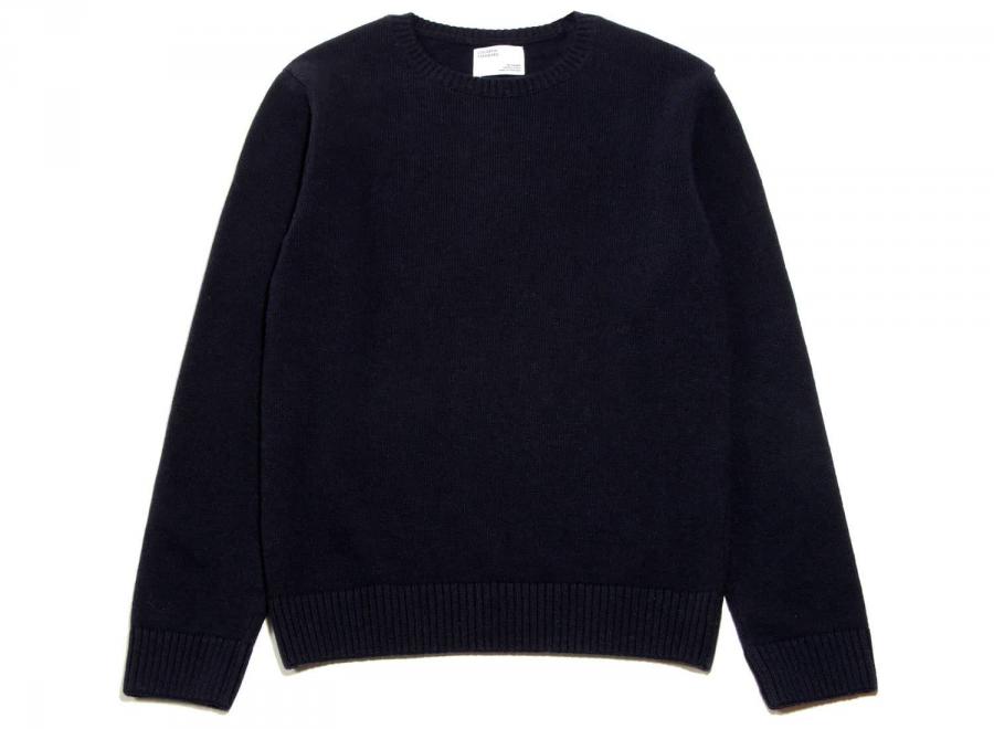 Colorful Standard Merino Wool Crew Navy Blue - Colorful Standard