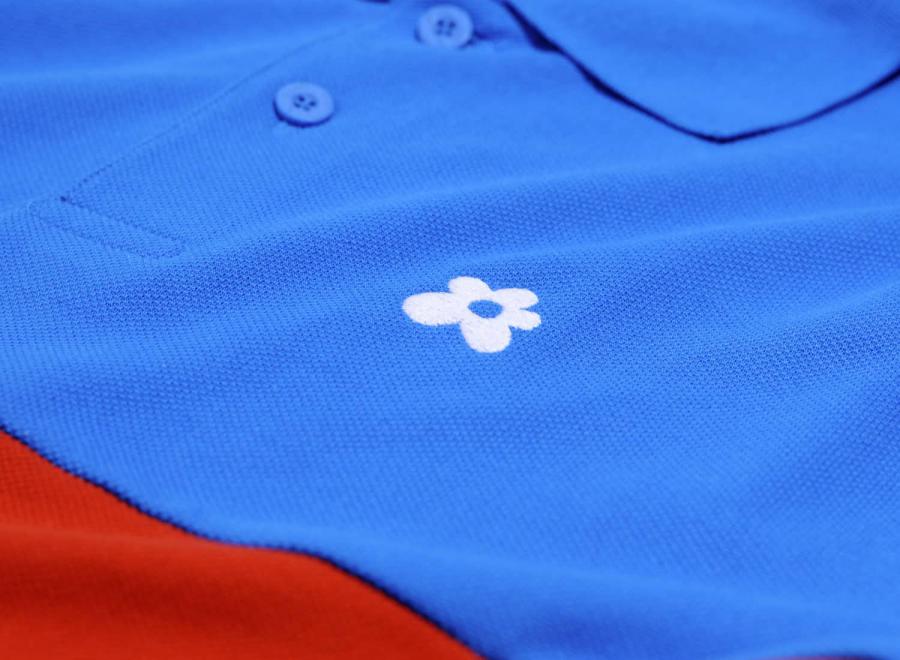 Converse Golf Le Fleur Long Sleeve Polo Diva Blue 10008830-A02 - Converse