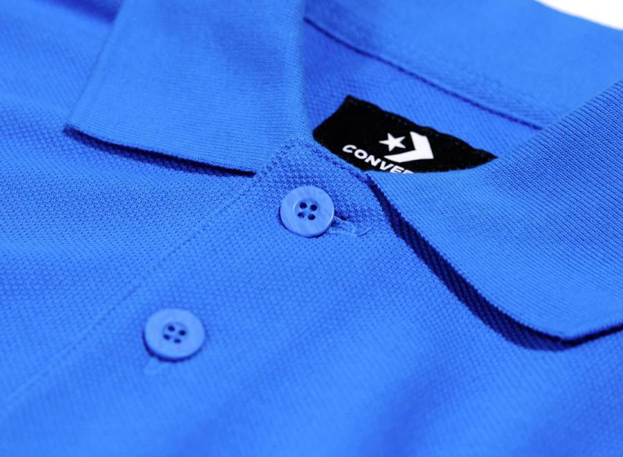 Converse Golf Le Fleur Long Sleeve Polo Diva Blue 10008830-A02 - Converse