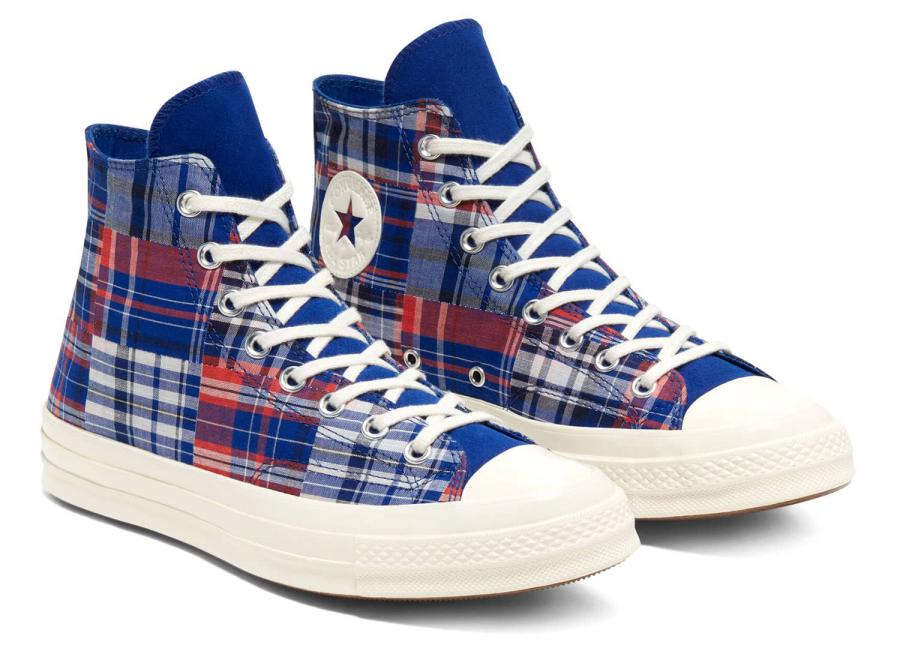 Converse Chuck 70 Hi Rush Blue / University Red 166849C - Converse