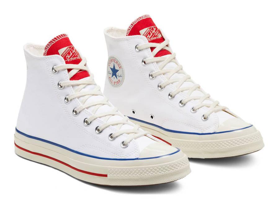 Converse Varsity Remix Chuck 70 Hi White / Red 166826C - Converse