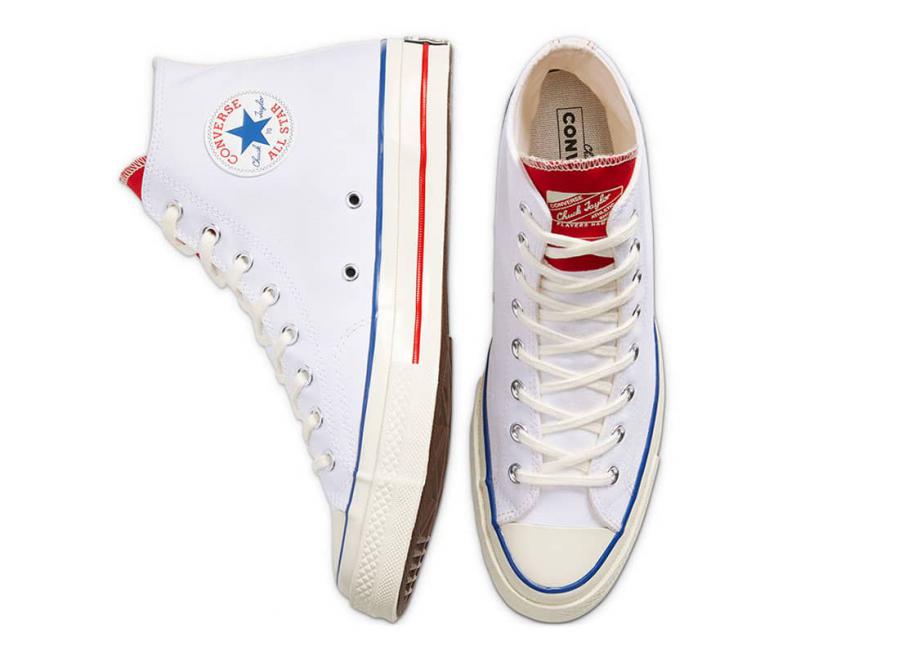 Converse Varsity Remix Chuck 70 Hi White / Red 166826C - Converse