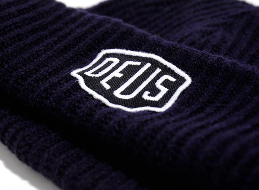 Deus Ex Machina Shield Beanie Navy - Deus Ex Machina