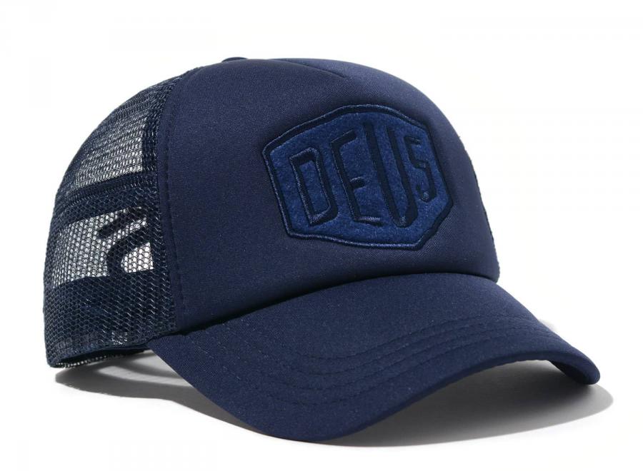 Deus Ex Machina Fleece Shield Trucker Midnight Blue - Deus Ex Machina