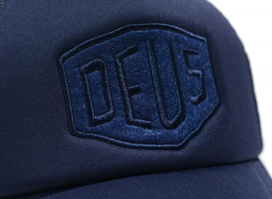Deus Ex Machina Fleece Shield Trucker Midnight Blue - Deus Ex Machina