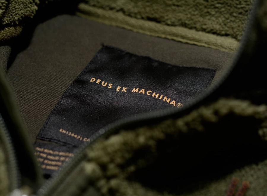 Deus Ex Machina Fletcher Fleece Jacket Forest Green - Deus Ex Machina