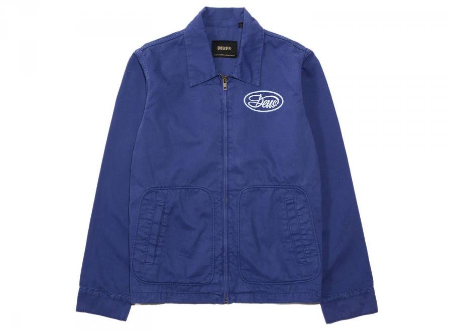 Deus Ex Machina Gulf Drizzler Jacket Work Blue - Deus Ex Machina