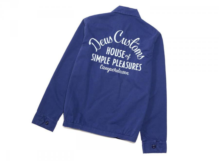 Deus Ex Machina Gulf Drizzler Jacket Work Blue - Deus Ex Machina