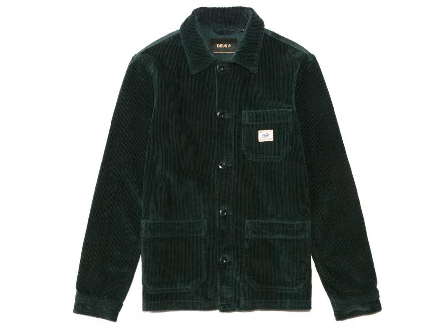 Deus Ex Machina Jonah Cord Core Jacket Green - Deus Ex Machina