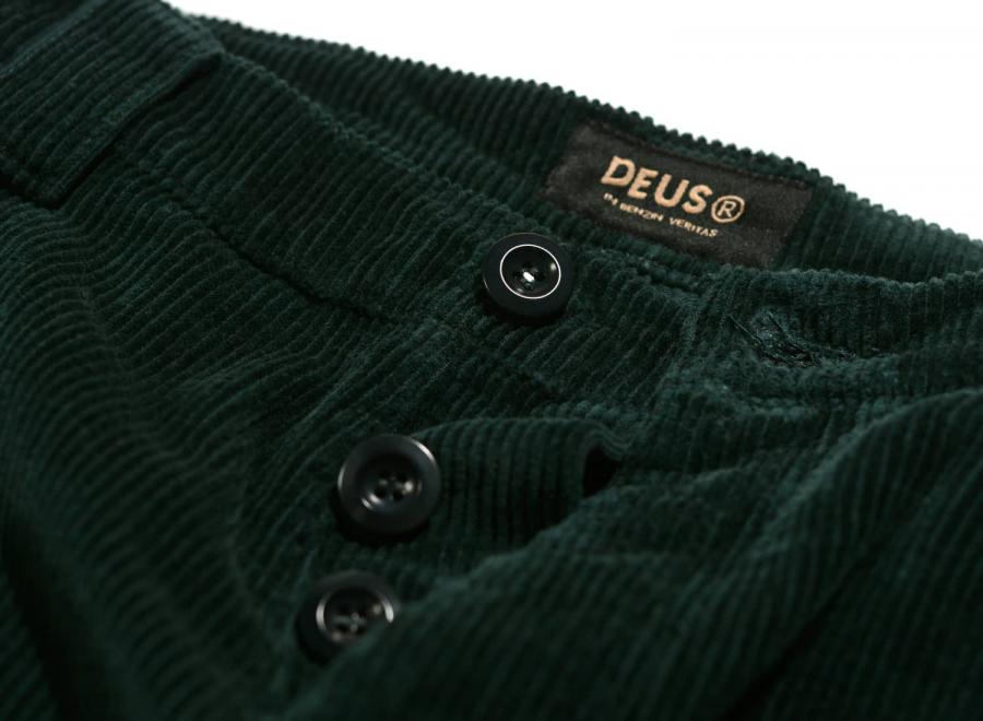 Deus Ex Machina Jonah Cord Pant Green - Deus Ex Machina