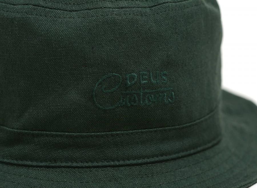 Deus Ex Machina Parker Bucket Hat Hunter Green - Deus Ex Machina