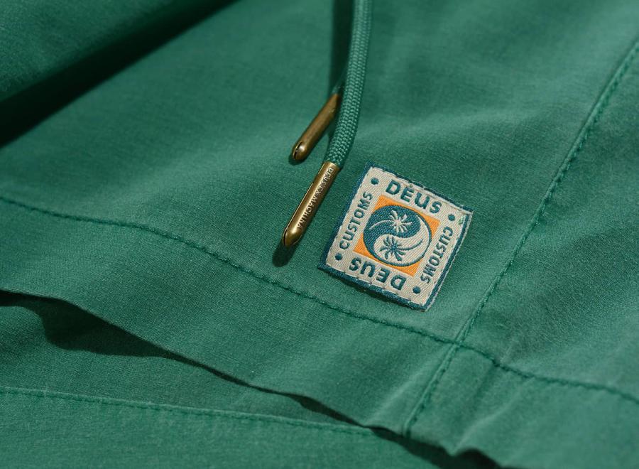 Deus Ex Machina Sandbar Board Short Club Green - Deus Ex Machina