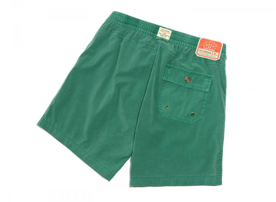 Deus Ex Machina Sandbar Board Short Club Green - Deus Ex Machina